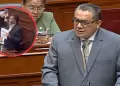 Santivez se retira del Pleno en medio de gritos.