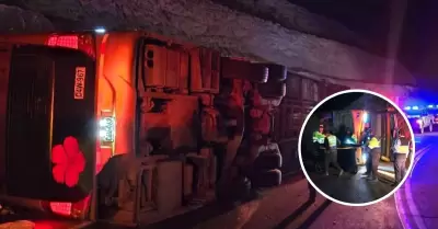 Despiste de bus deja cuatro muertos y varios heridos en Caman.