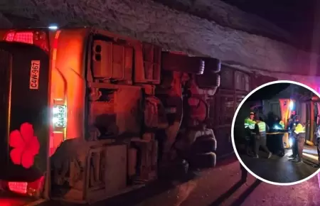 Despiste de bus deja cuatro muertos y varios heridos en Caman.