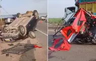 Fatal accidente en Lambayeque: Choque de mototaxi y auto deja dos fallecidos en carretera Pomalca - Tumn