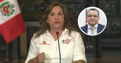 Mensaje a la Nacin de Boluarte por censura de ministro del Interior.