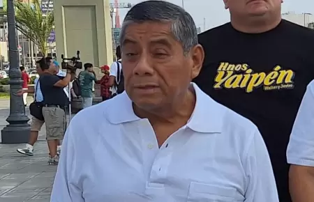 Walter Yaipn pidi al gobierno acciones radicales.