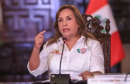 Dina Boluarte afirma que su gobierno vencer a la delincuencia.