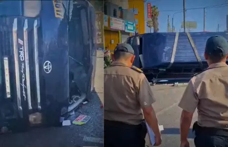 Accidente en La Victoria