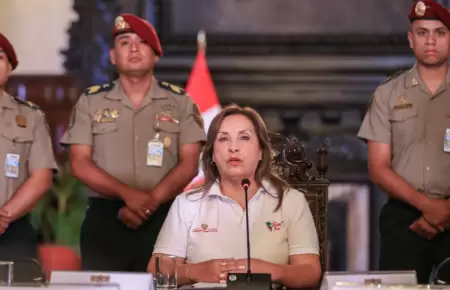 Presidenta respalda a la PNP