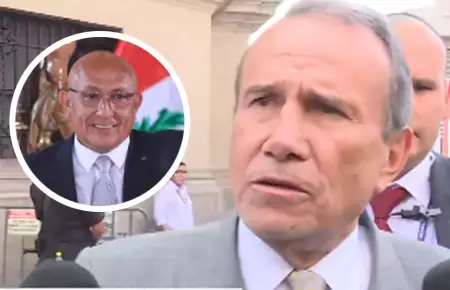 Elmer Schialer pidi el beneficio de la duda para Julio Daz Zulueta.