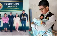 Polica Nacional rescat a beb recin nacida secuestrada en hospital de Cajamarca