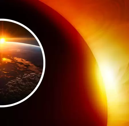 Eclipse parcial del Sol.