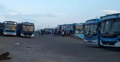 Conductores de El Chino no salen a trabajar