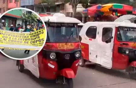 Mototaxistas se movilizaran a fines de abril contra extorsiones.