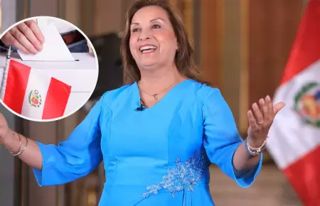 Dina Boluarte promete "orden y paz" para las elecciones generales 2026.