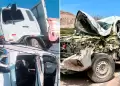 Camioneta del Gore Tacna choca contra camin de carga: Reportan heridos tras aparatoso accidente