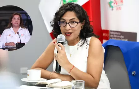 Leslie Urteaga en contra de una hipottica vacancia presidencial.