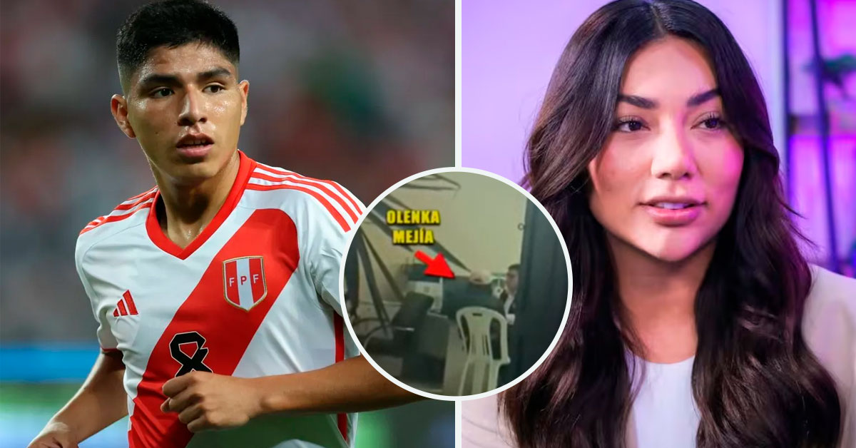 Olenka Mejía fue captada en comisaría para denunciar amenazas tras ampay con Piero Quispe