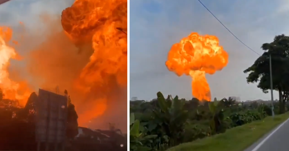 Incendio tras explosión de gasoducto: Estallido deja más de 30 personas heridas en Malasia