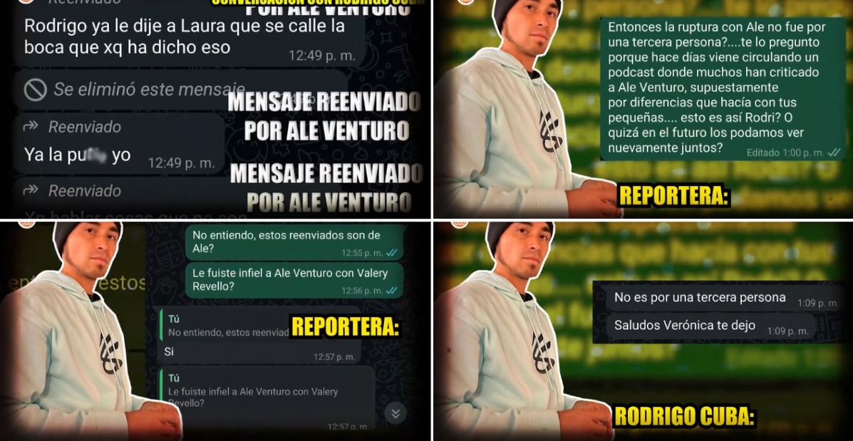 Rodrigo Cuba se pronuncia tras presunta infidelidad.