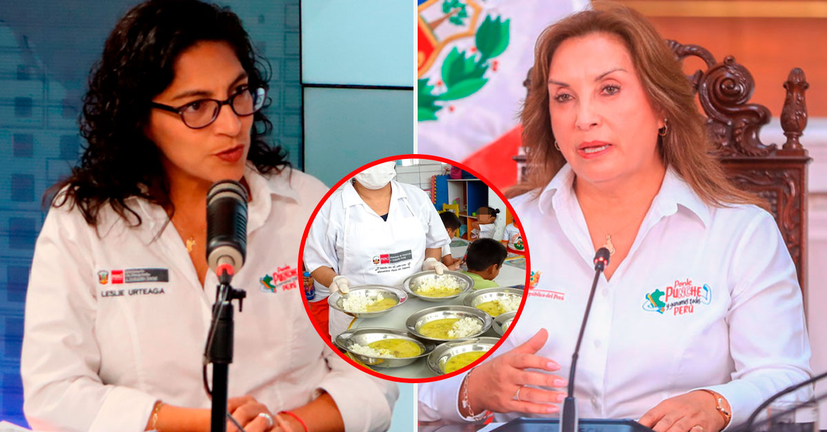 Leslie Urteaga: "La presidenta está sumamente preocupada por la alimentación de los escolares"