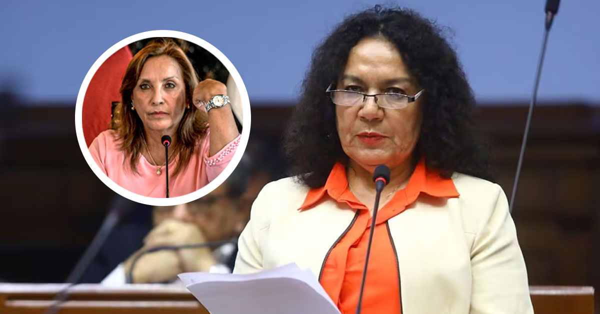 María Acuña rechaza que archivamiento de denuncia constitucional contra Dina Boluarte sea un blindaje