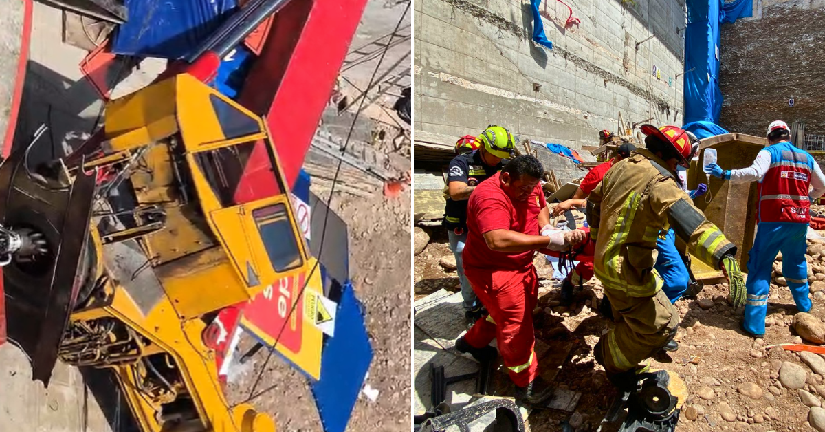 Jesús María: Derrumbe de grúa en obra de construcción deja un muerto y ...