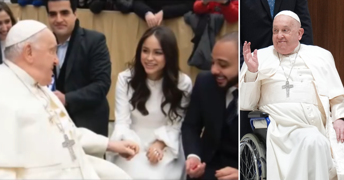 "Peléense todo lo que quieran": El peculiar consejo del Papa Francisco a una pareja de recién casados