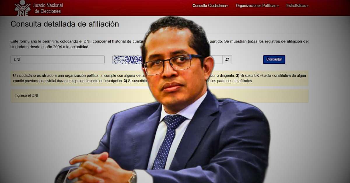 "Estamos tomando acciones": Presidente del JNE responde tras denuncias de afiliaciones indebidas a partidos
