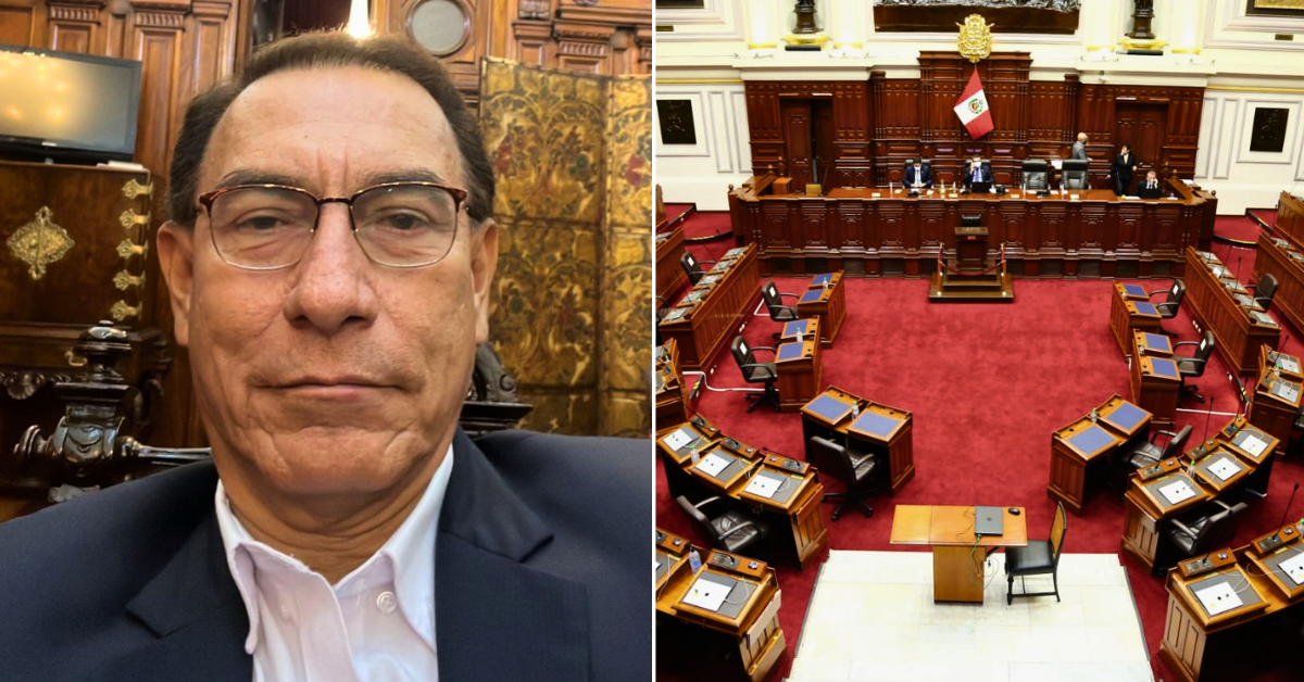 Martín Vizcarra acude al Pleno del Congreso donde se debate su inhabilitación: "Aquí parado y sin polo"