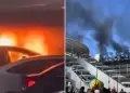 Terrible incendio en Disneyland: Siniestro en estacionamiento desat temor entre visitantes
