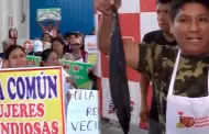 Exitosa, SNP y Pesquera Diamante donan 2 toneladas de pescado a ms de 45 ollas comunes en Chorrillos