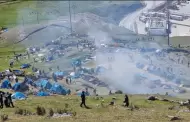 Apurmac: Enfrentamiento entre comuneros y fuerzas de seguridad en minera Las Bambas deja tres heridos