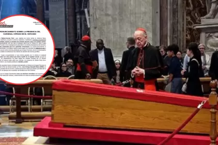 Sobrevivientes del Sodalicio rechazan presencia de Cipriani en funeral del Papa.