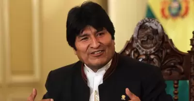 Evo Morales, expresidente de Bolivia.