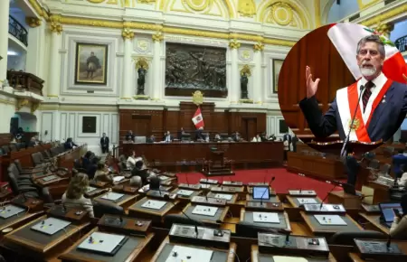 Parlamento no logr inhabilitar al expresidente Francisco Sagasti.