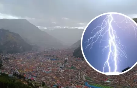 Senamhi activa alerta por lluvias intensas.