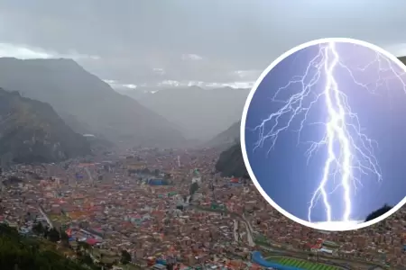 Senamhi activa alerta por lluvias intensas.
