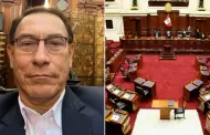 Martn Vizcarra acude al Pleno del Congreso donde se debate su inhabilitacin: "Aqu parado y sin polo"