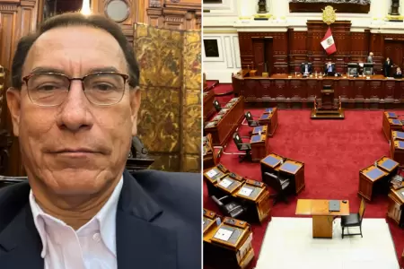 Martn Vizcarra acude al Pleno del Congreso.