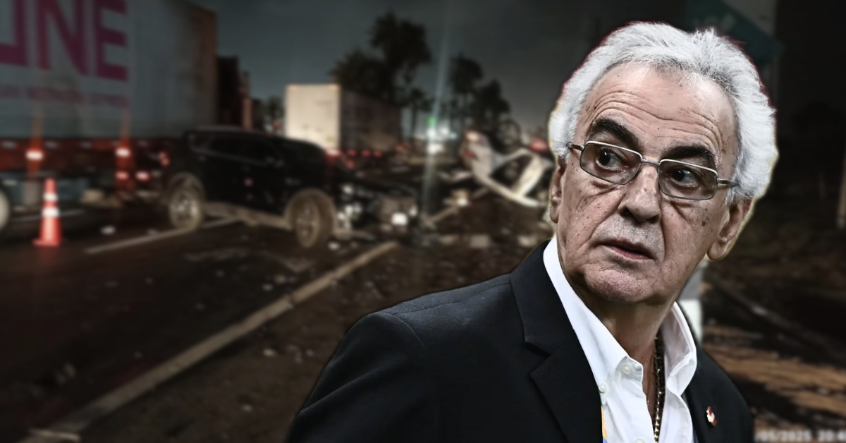 Jorge Fossati, técnico de Universitario, sufrió un accidente en la Panamericana Sur cuando salía de Campomar