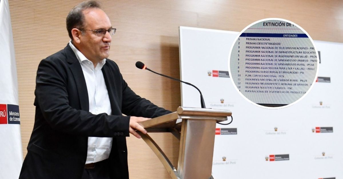 MEF anuncia extinción de 14 programas de diversos ministerios para incorporarlos a la ANIN