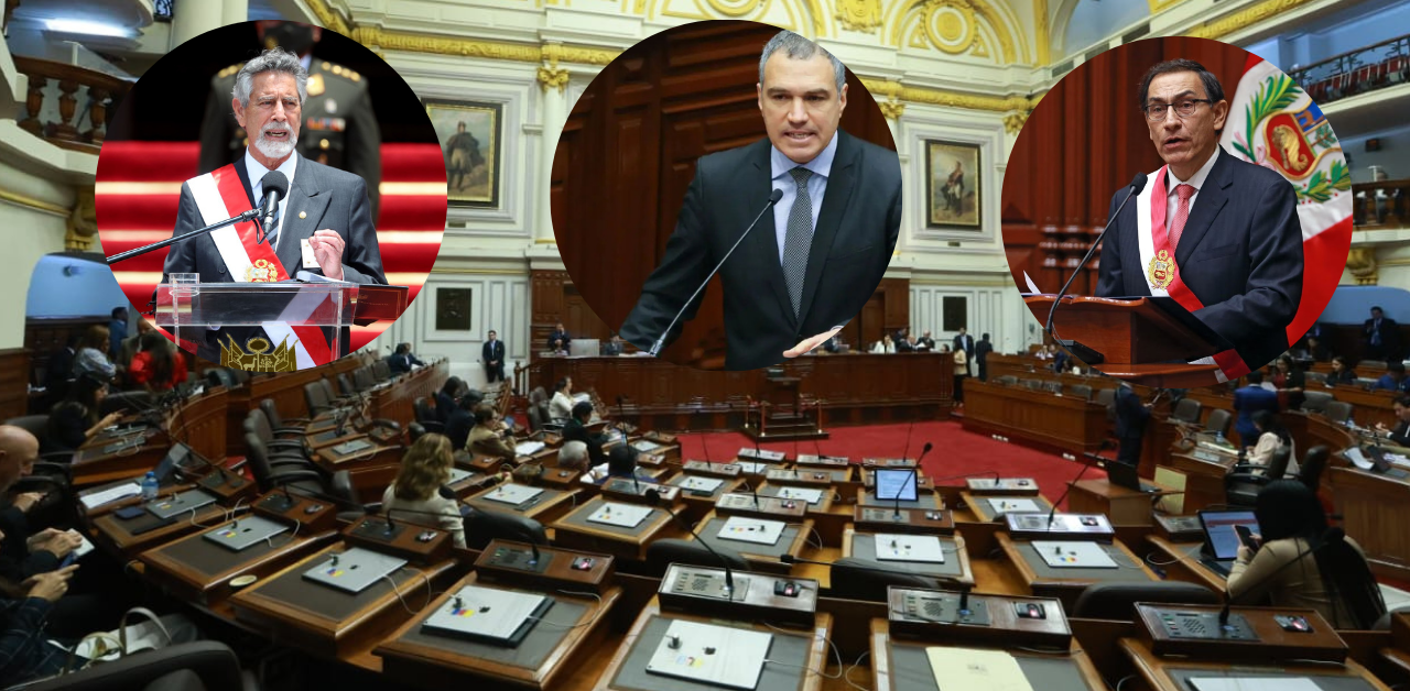 Congreso: Pleno abordará reconsideraciones en la votación que salvó de la inhabilitación a expresidentes Vizcarra y Sagasti