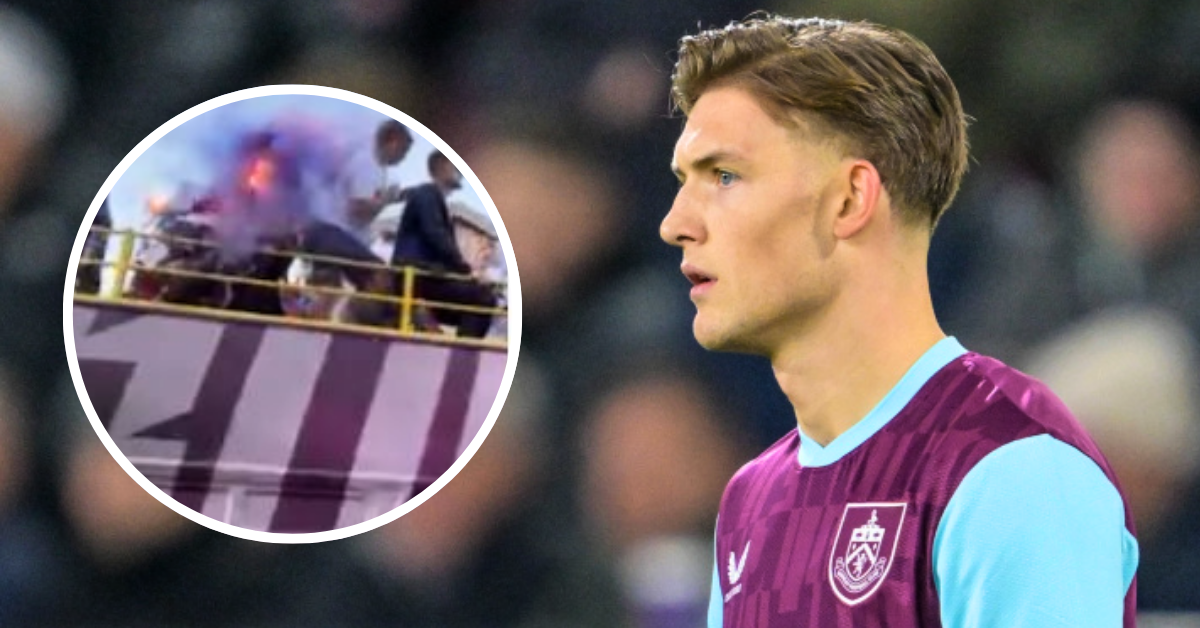 Oliver Sonne sufrió ACCIDENTE: Bengala impactó en su rostro cuando festejaba el ascenso de Burnley