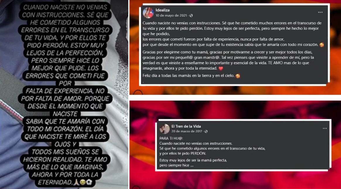 Christian Cueva copi mensaje que le dedic a su hijo.