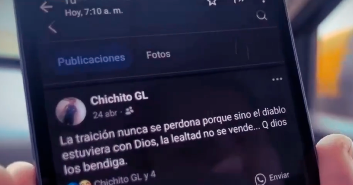 Recluso de El Milagro publica estados en Facebook.