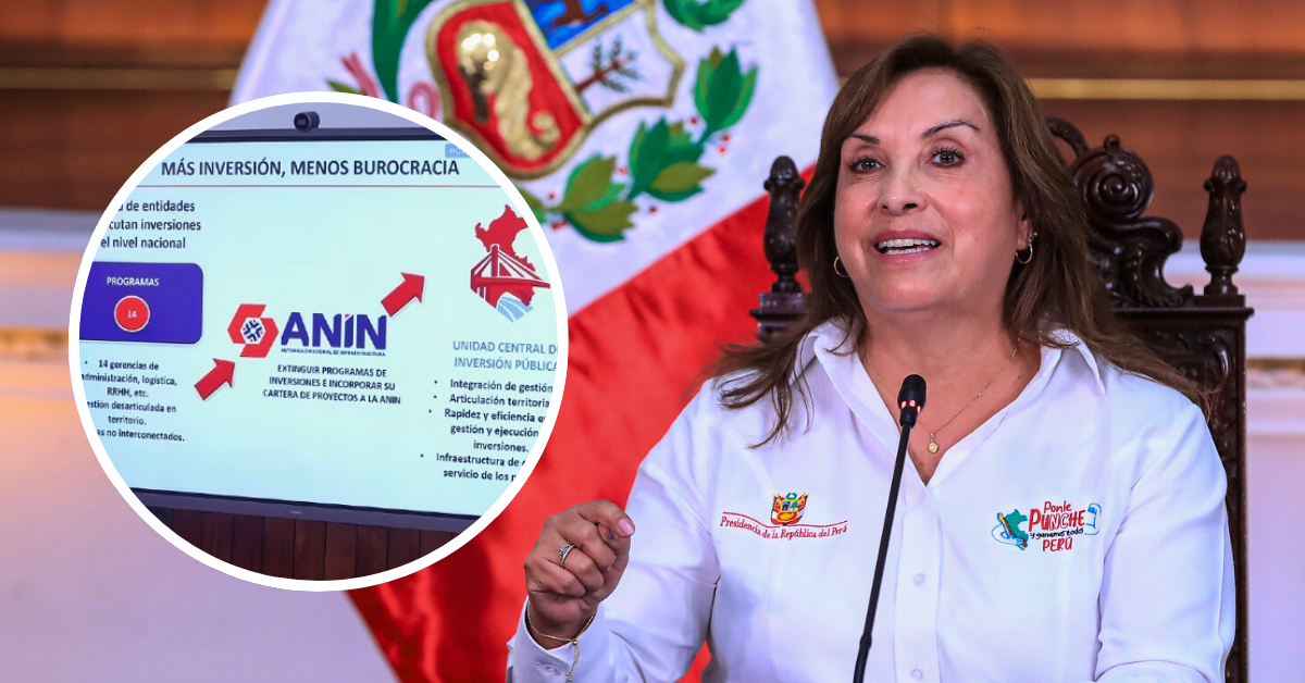 Dina Boluarte: Extinción de 14 programas públicos de infraestructura será de forma "progresiva y ordenada"