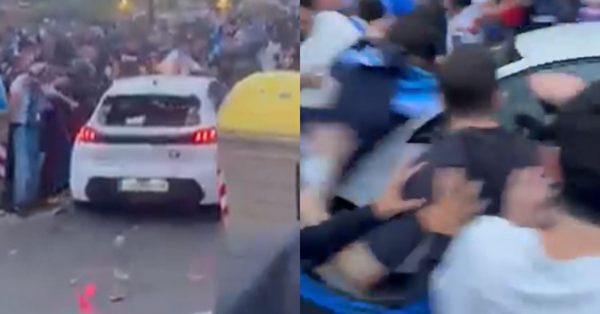¡Escalofriante! Se registró atropello masivo minutos antes del partido entre Barcelona y Espanyol