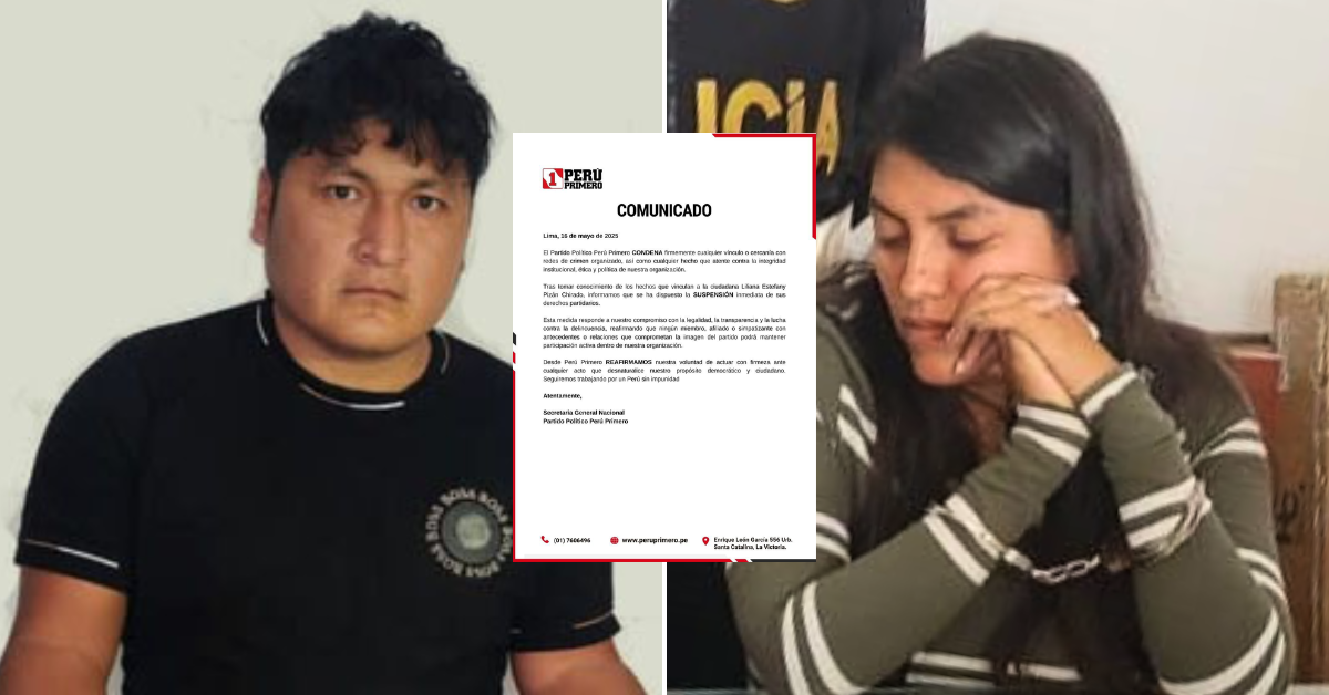 Perú Primero: Partido de Martín Vizcarra suspende afiliación de abogada vinculada a alías 'Cuchillo'
