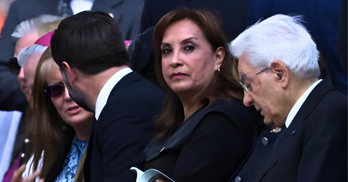 Dina Boluarte durante misa de entronizacin.