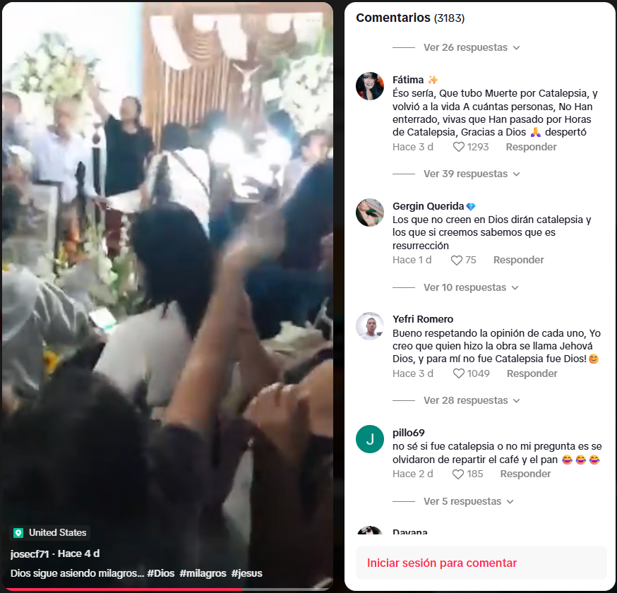 Usuarios reaccionan a video viral.