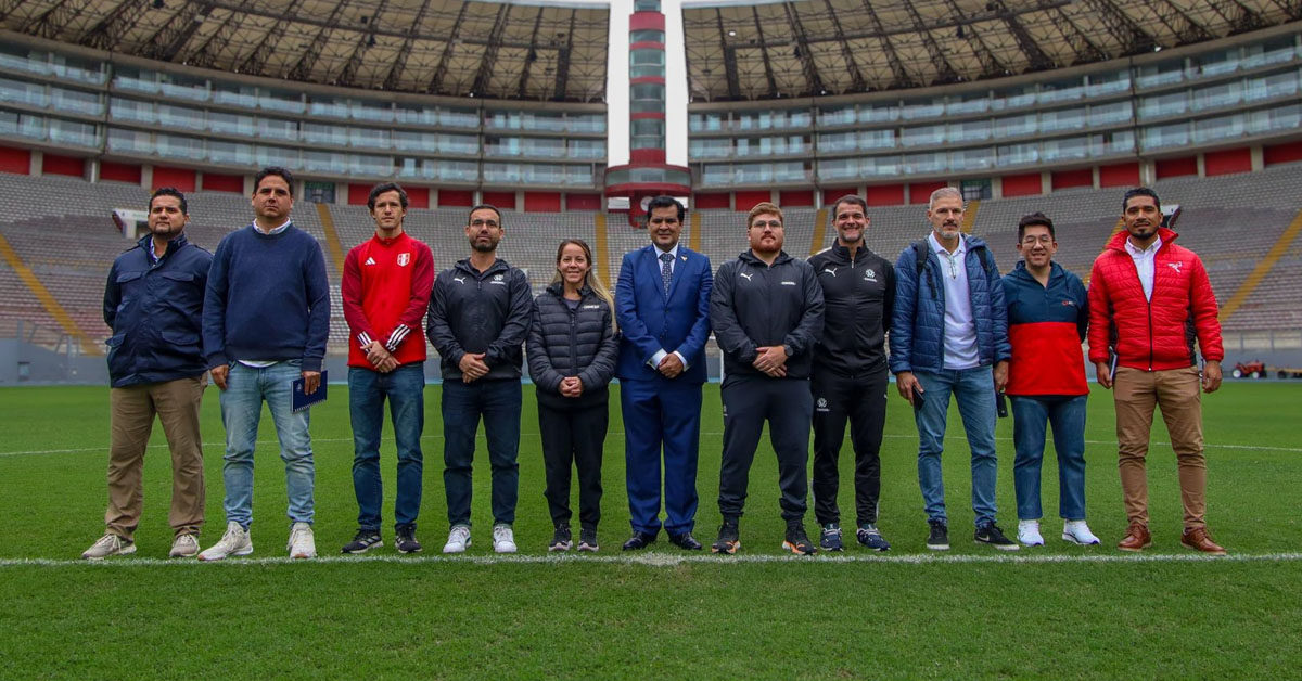 ¿Peligra el Monumental? Conmebol inspeccionó el Estadio Nacional para ser sede de la final de la Copa Libertadores