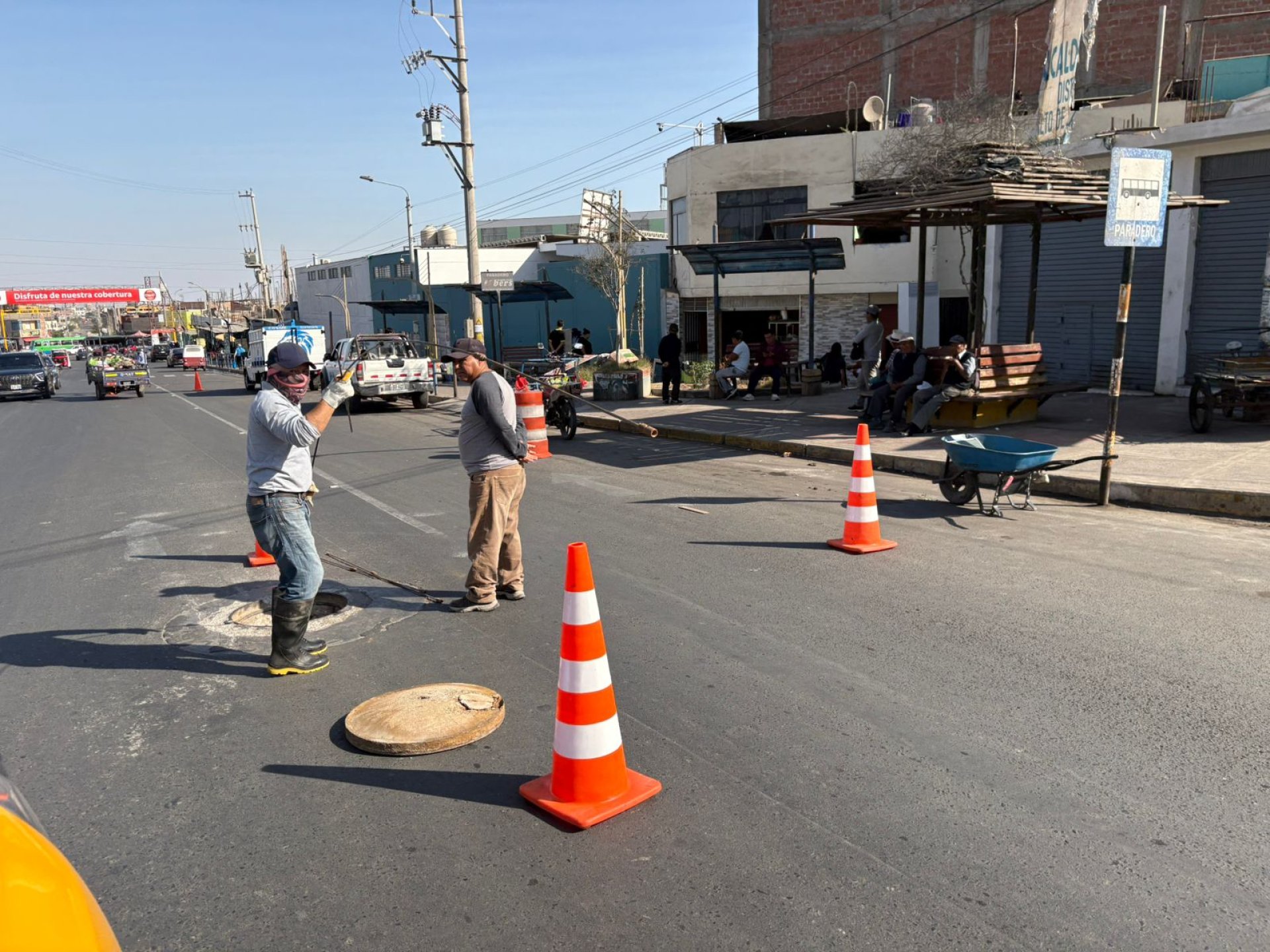 Fugas de desage y aniegos en Tacna