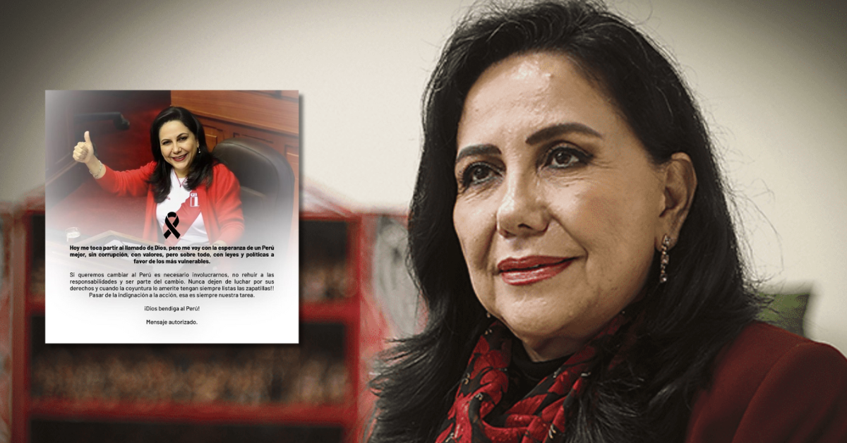 Redes sociales de Gloria Montenegro comparten sentido mensaje póstumo: "Hoy me toca partir"